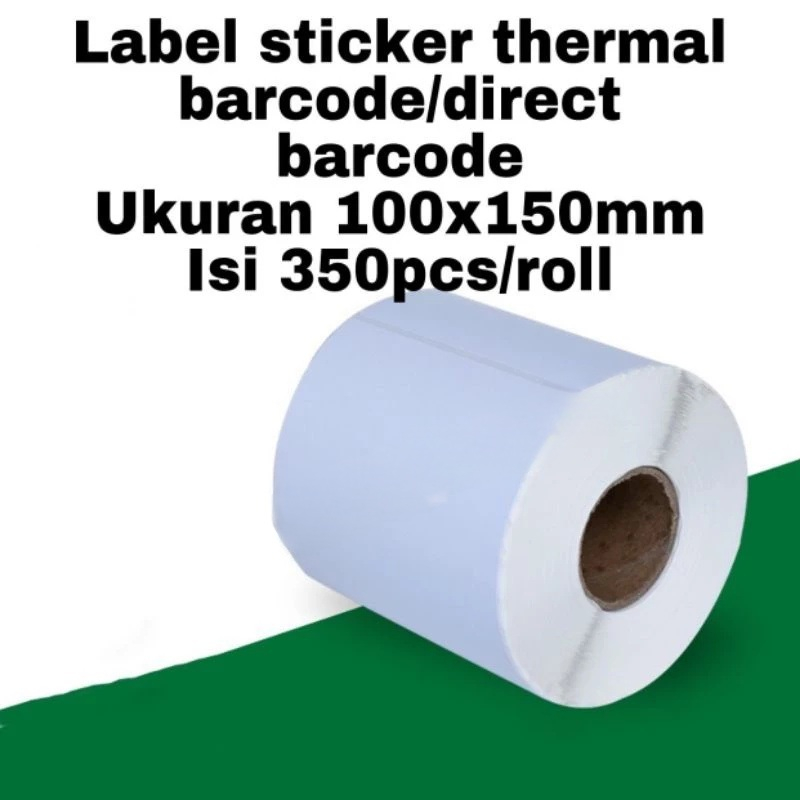 

InJO kertas label thermal barcode 100x150
