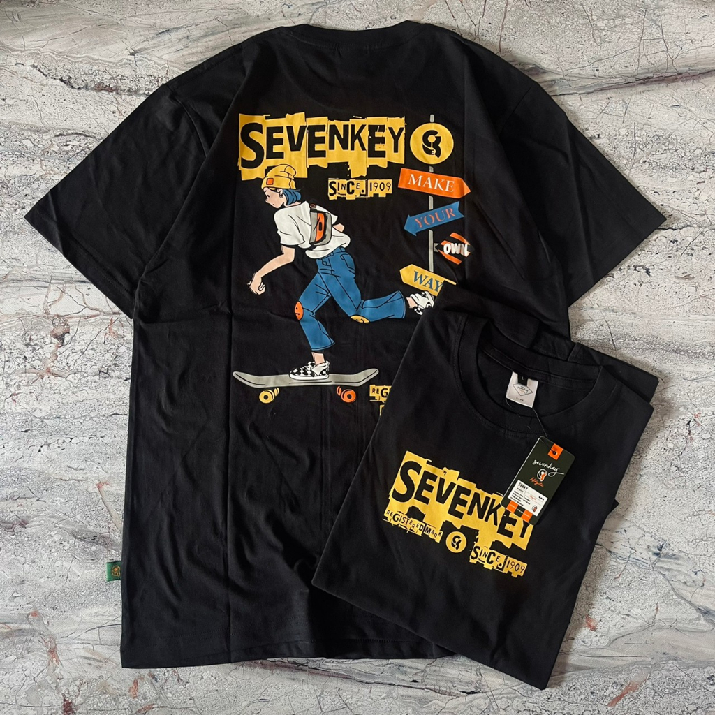 KAOS SEVENKEY X NEXTTIME / NEXTTIME ORIGINAL / NEXTTIME OFFICIAL STORE/ KAOS DISTRO TERBAIK / SEVENK