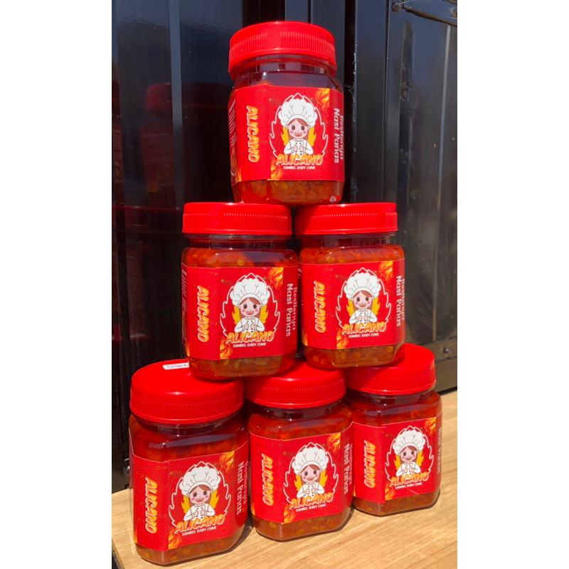 

sambel baby cumi & cakalang makassar, isi 150gr sambel halal kwalitas premium dan terenak