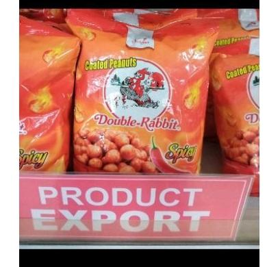 

Kacang Atom Pedas Coated Peanut Spicy 150 gram Dua Kelinci Produk Export