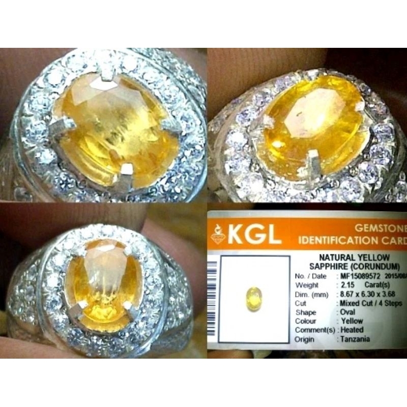 Sale SPARKLING YELLOW SAPPHIRE MEMO KGL