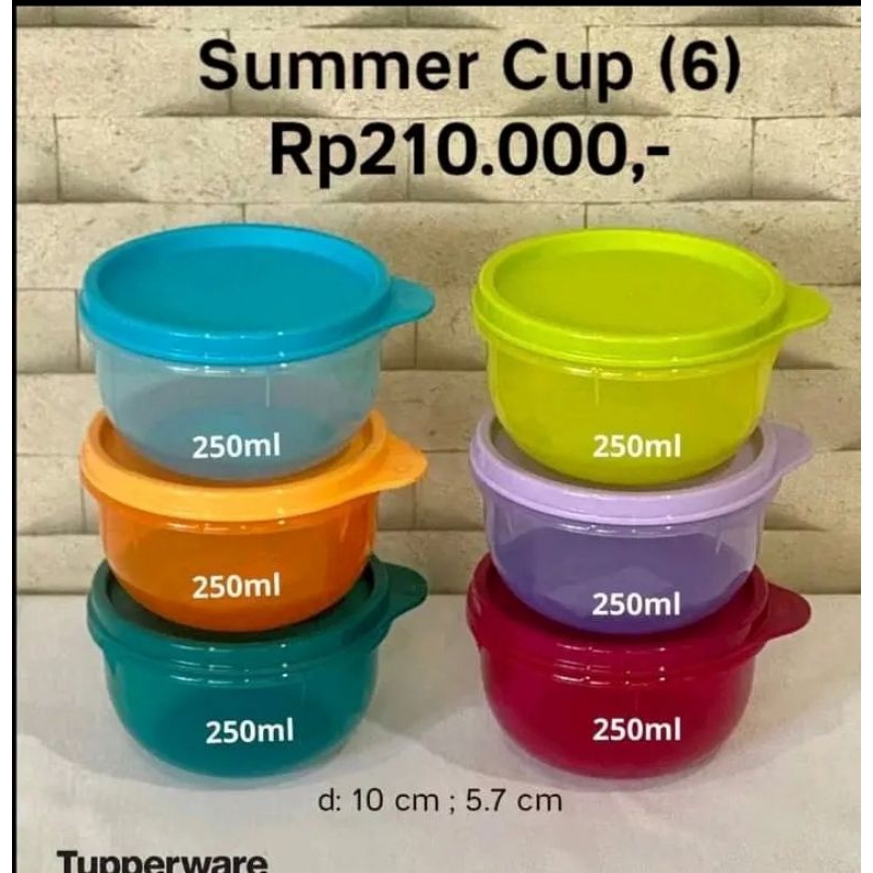 Original Promo Turquoise bowl kiddie bowl / Summer Cup mangkok
