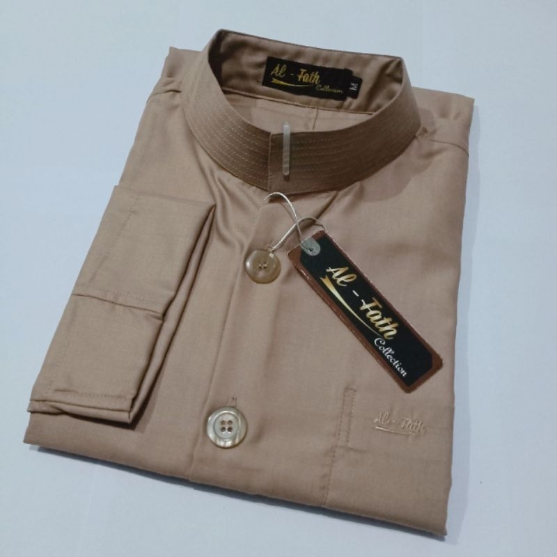 (TERLARIS) Baju Muslim Koko Habib Haibah Polos  Model AMMU AMU BAJU KOKO HAIBAH/KOKO HAIBAH POLOS/BA