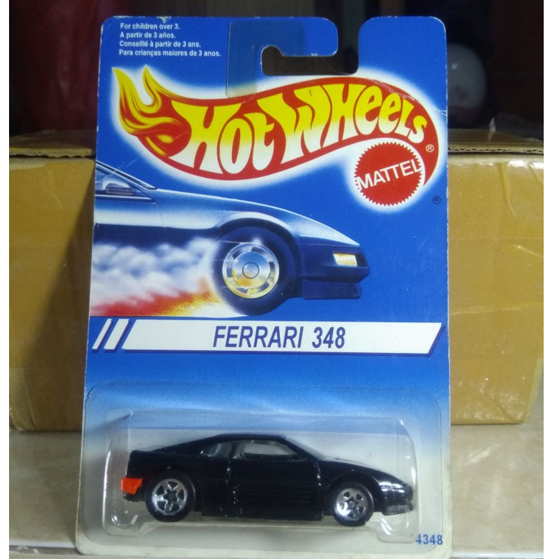 Hot Wheels Ferrari 348 Hitam Blister