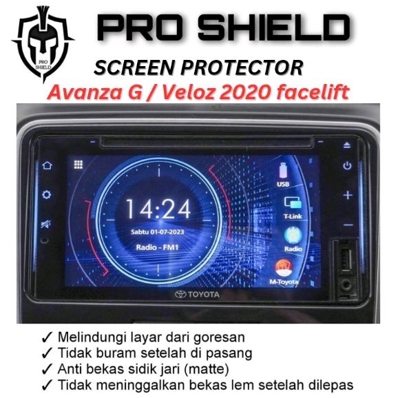 Anti gores head unit avanza G / veloz 2019