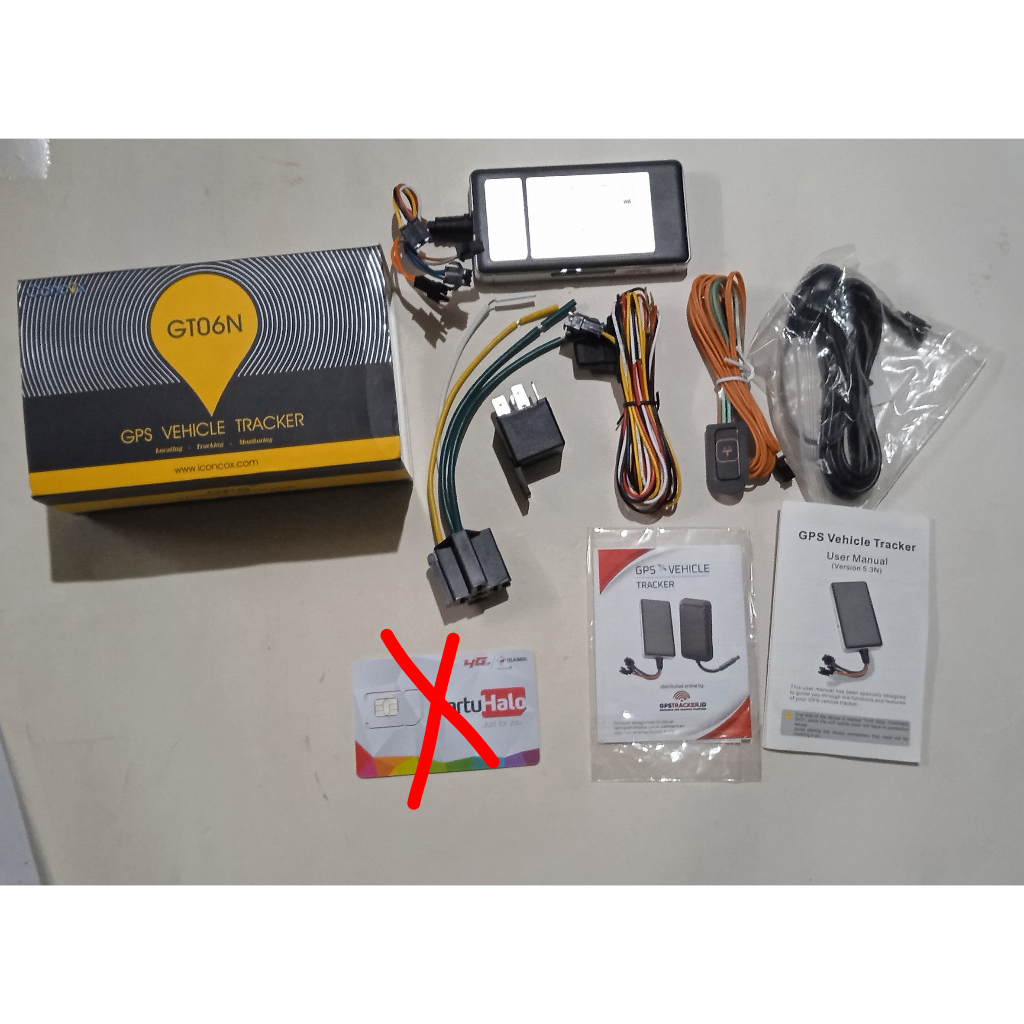 GPS Tracker Tracking Anti Maling Mobil GT06N Concox Original