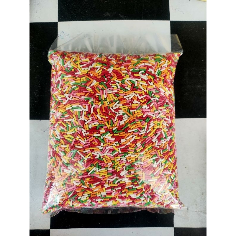 Meses Warna Warni / Meises Warna / Meses Murah / Topping Donat / 250gr/1kg