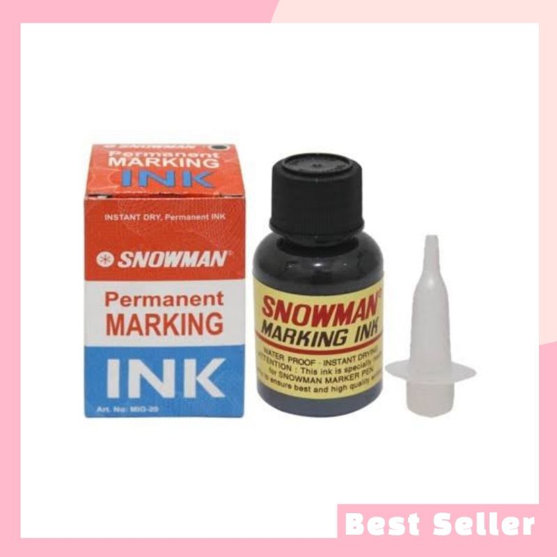 

Refill Tinta Spidol Snowman Ink Marker Permanent MIG-20 1 Pcs