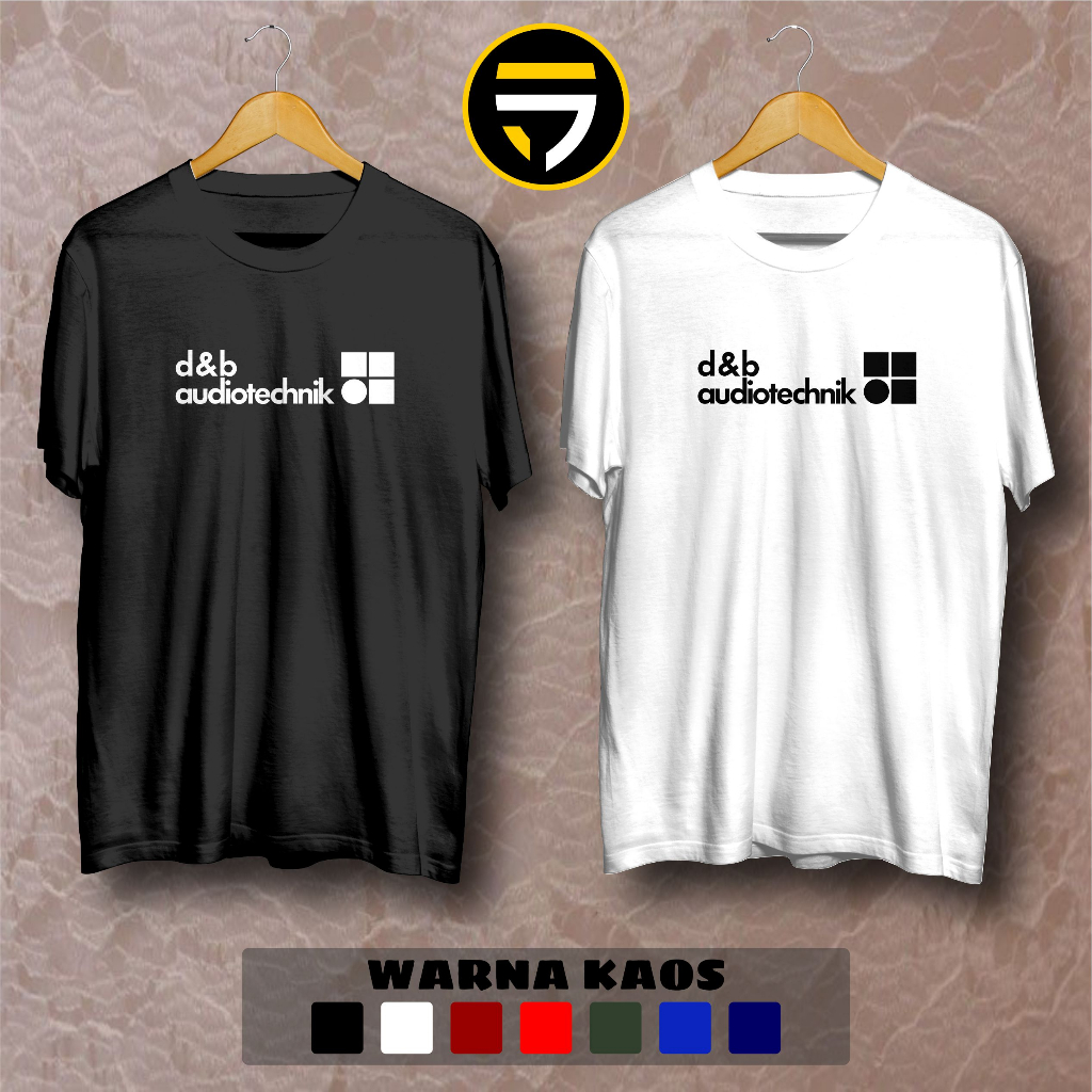 Kaos D&B Audiotechnik Logo Bahan Premium