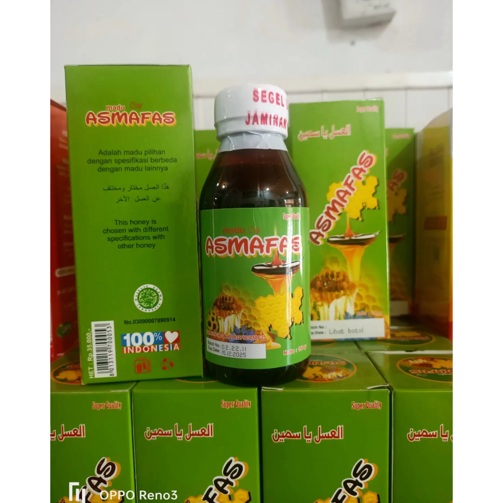 

Madu Asmafas (Original) - Solusi untuk Masalah Asma, Sesak Nafas, dan Radang Tenggorokan pada Anak dan Dewasa