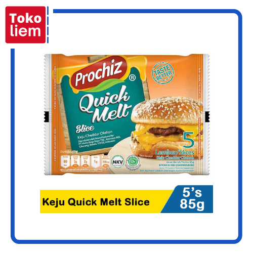 

Prochiz Keju Quick Melt Slice 5'S 85g