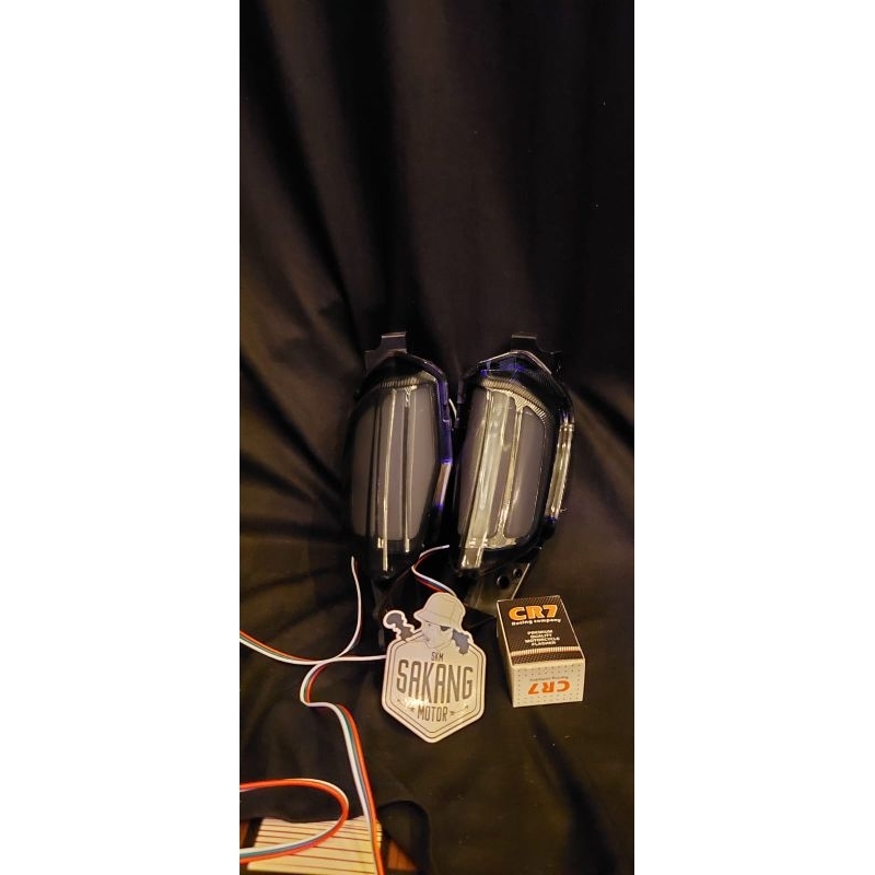 lampu sein custom nmax new RGB bluetooth