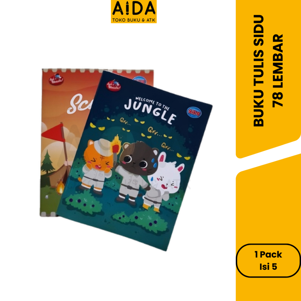 

BUKU TULIS SIDU 78 1 PAK (ISI 10) BUKU TULIS MURAH BUKU TULIS KWARTO