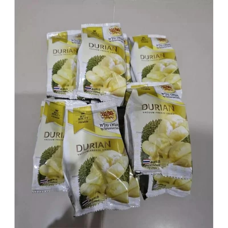 

Wan Mei Durian Vacuum Freeze Dried 1 pcs/Snack Thailand