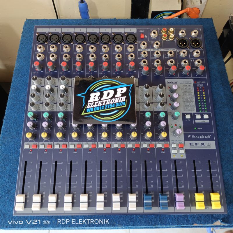 MIXER SOUNDCRAFT EFX 8