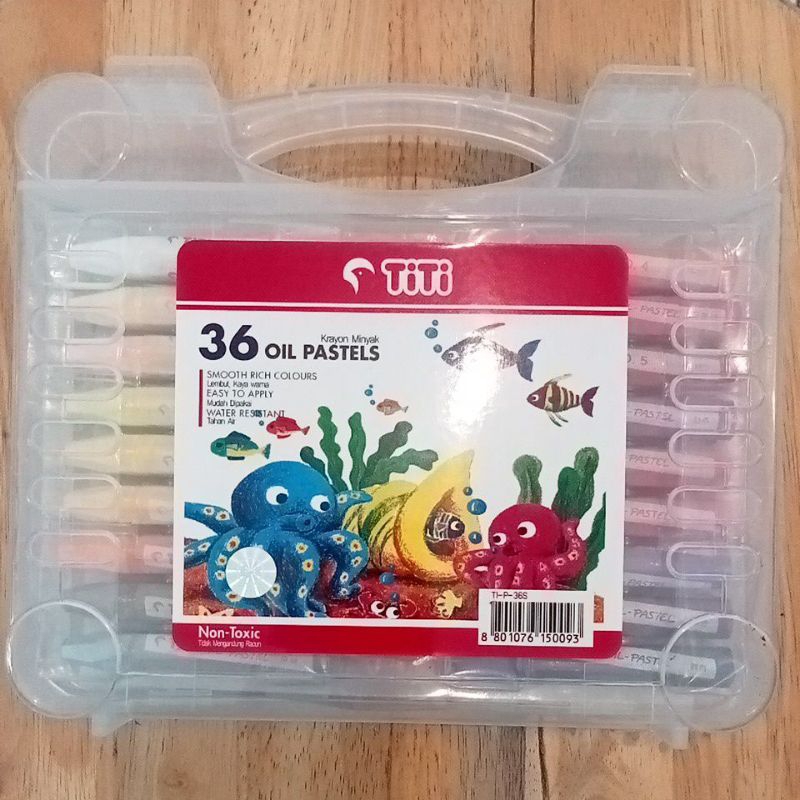 

krayon 36 warna merek Titi