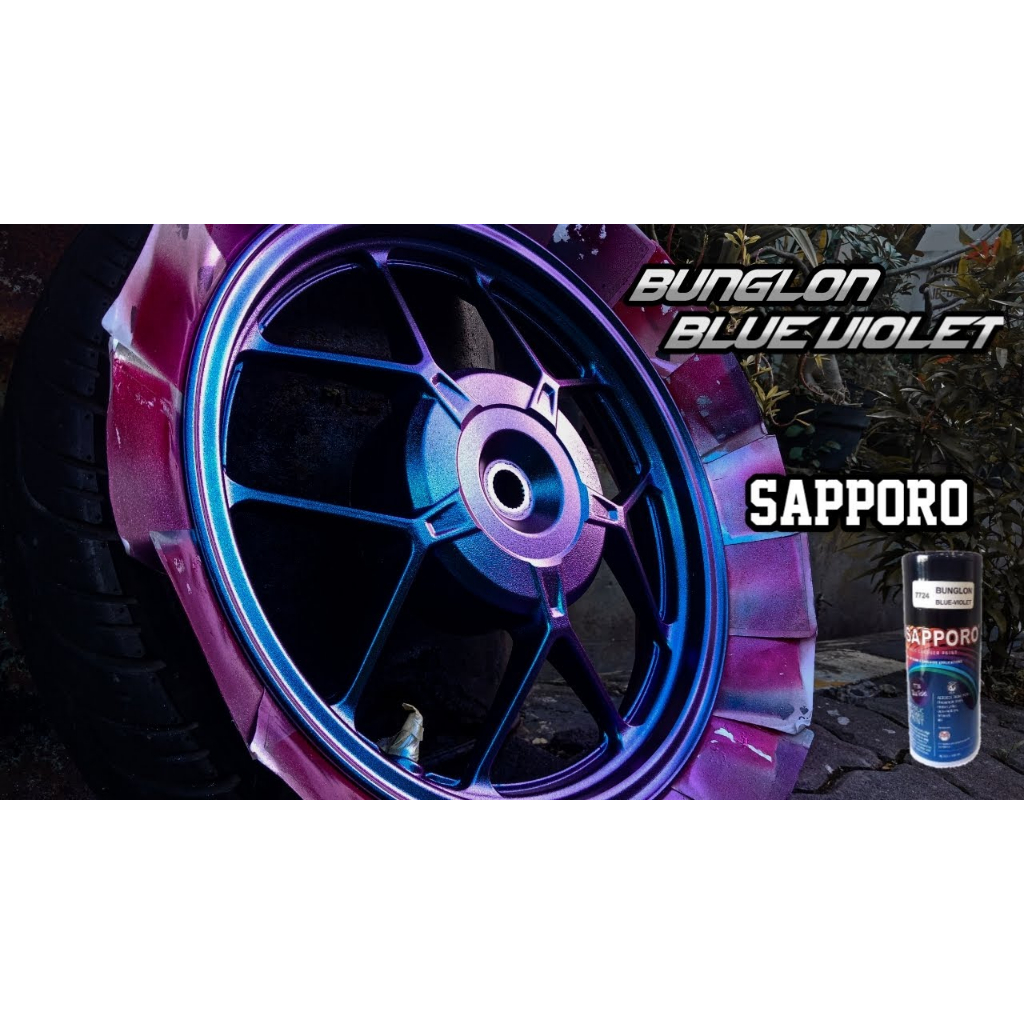 SAPPORO SPRAY BLUE VIOLET / BUNGLON 7724 300 ml
