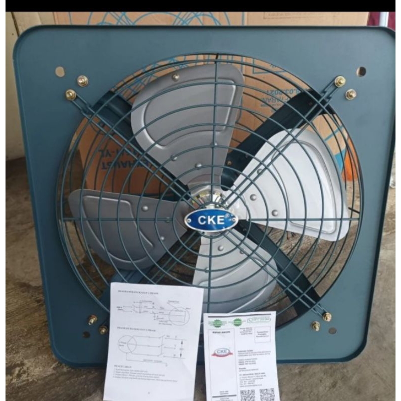 Kipas Blower ventilating Axhaust fan 18 inch merek CKE