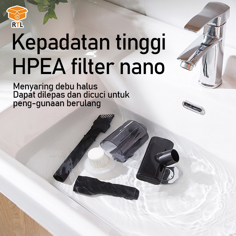 Vacum Cleaner Mobil Portable Mini Penyedot Debu Vacum Cleaner Kasur Tanpa Kabel