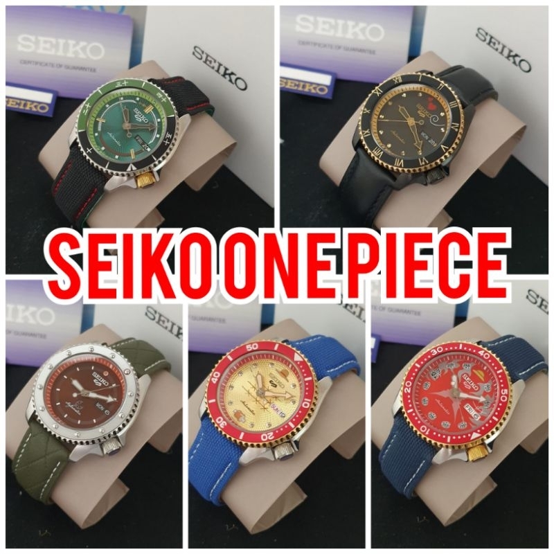 JAM TANGAN SEIKO ONE PIECE FREE WOODEN BOX