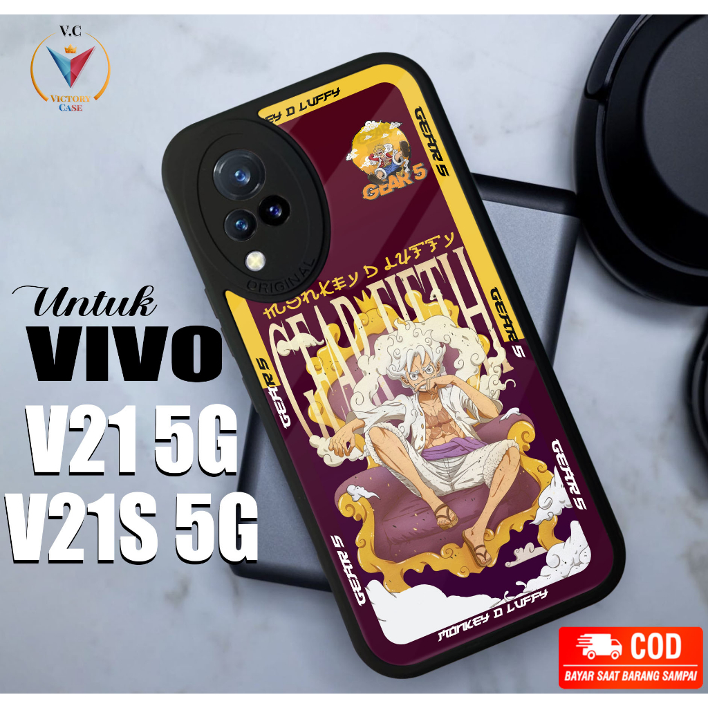 Case Vivo V21 5G V21S 5G Victory Case Motif [ GEAR 5 ] Case Hp Glossy Casing Hardcase Softcase Bisa 