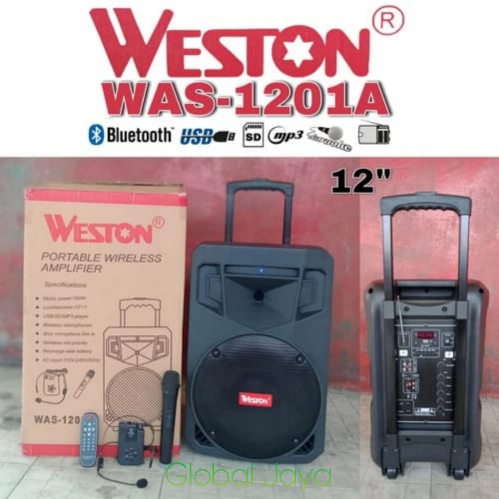 Speaker portable wireless weston was 1201a 12 inch original