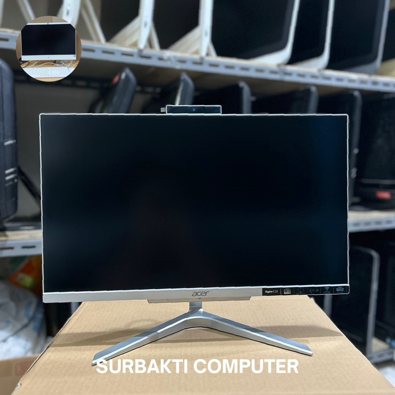 AIO PC ALL IN ONE ACER ASPIRE C22-865 I3 8100 RAM 8GB SSD 256GB HDD 1TB 22 INCH