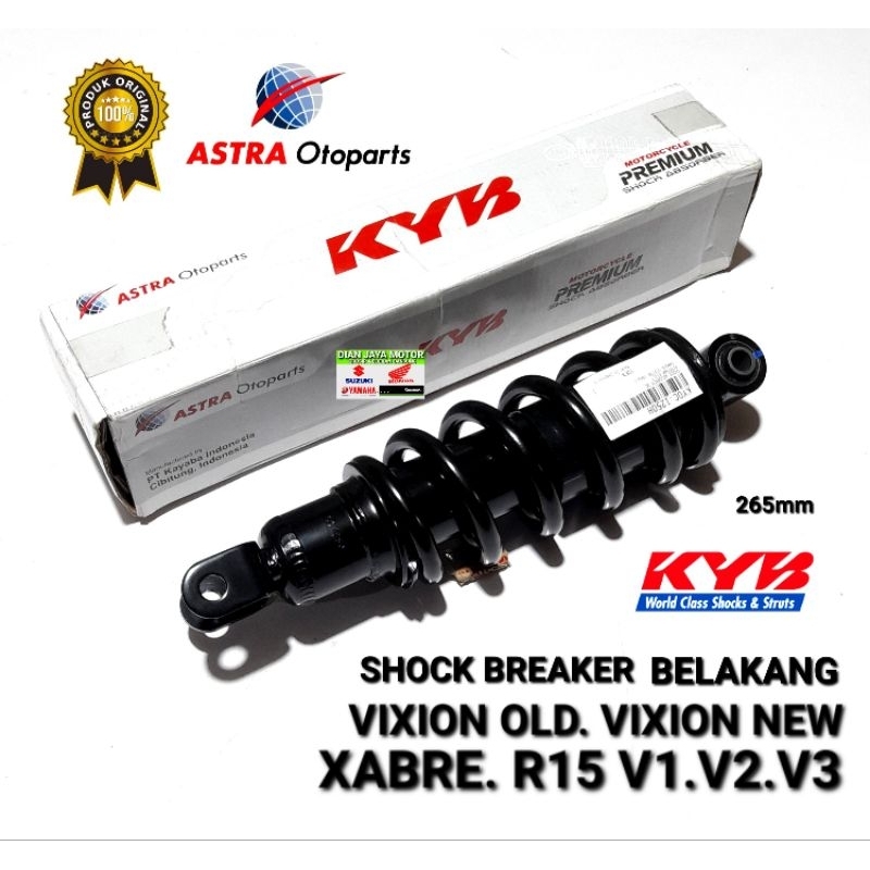 Sok Shock Breaker Belakang KAYABA KYOC-1250H Yamaha Vixion Xabre R15 V1 V2 V3 ORI KYB shokbeker Shoc