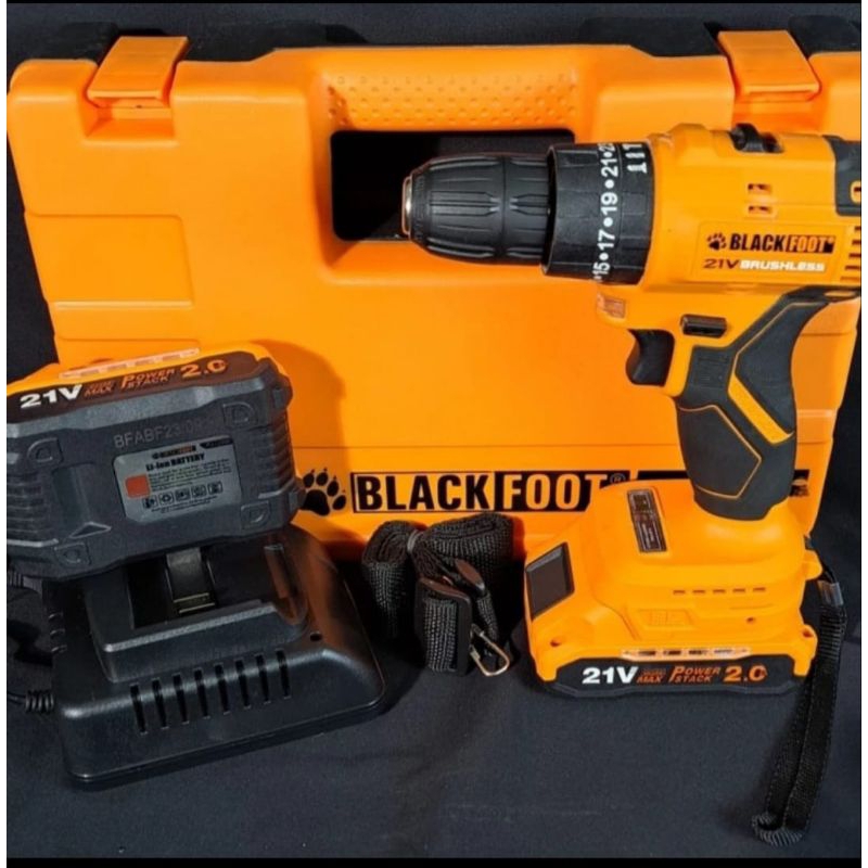 Brushless impact drill Blackfoot bor baterai 21V