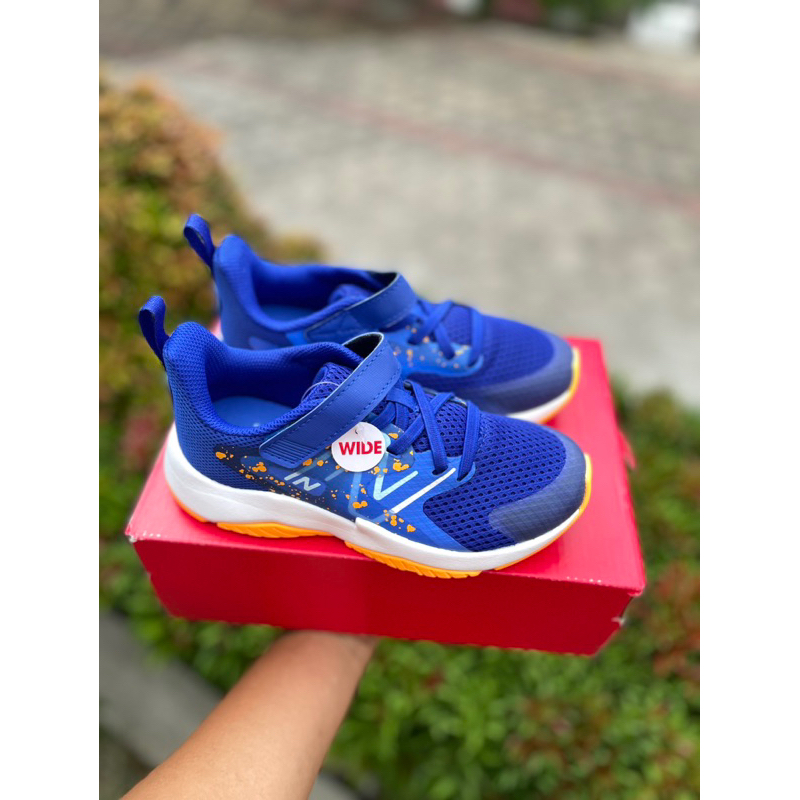 Sale up to 70% NB Kids Blue Rave Run V2 YTRAVBH Size 32.5 31