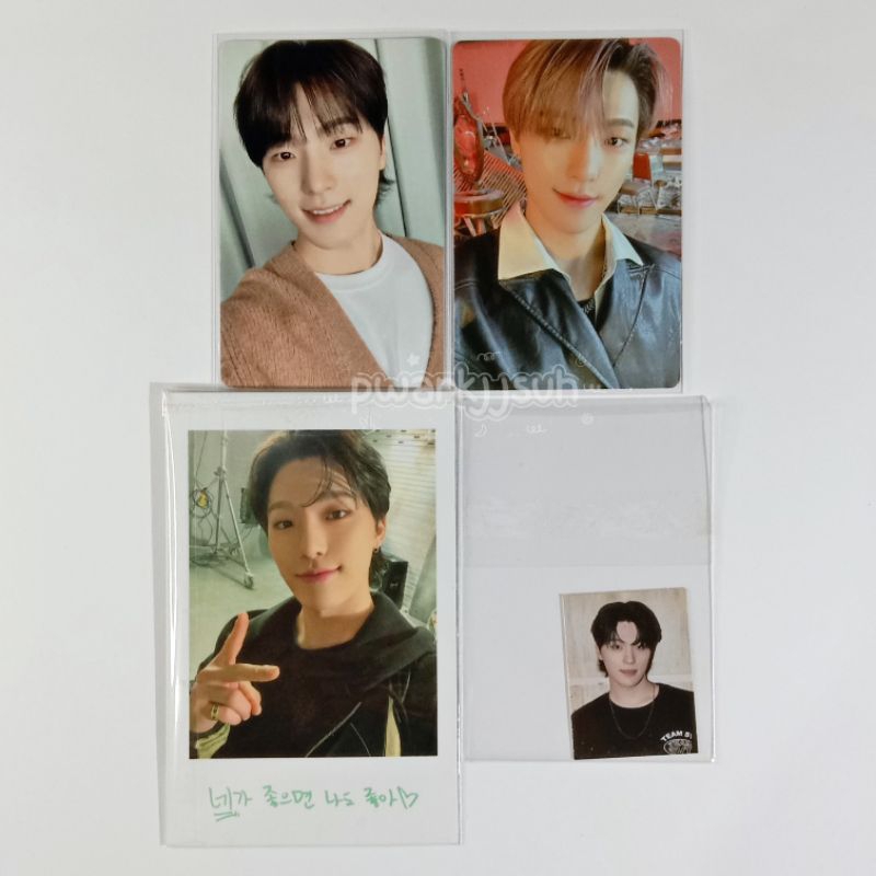 official photocard seventeen dino leechan yzy attacca h ver op3 caratland instant photo
