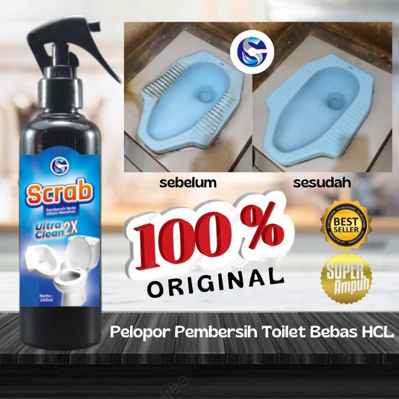 	 terlaris terampuh termurah scrab cairan pembersih kerak membandel cairan pembersih kerak ampuh pembersih kerak kamar mandi pembersih wc pembersih noda pijakan wc pembersih kerak closed jongkok pembersih kloset	