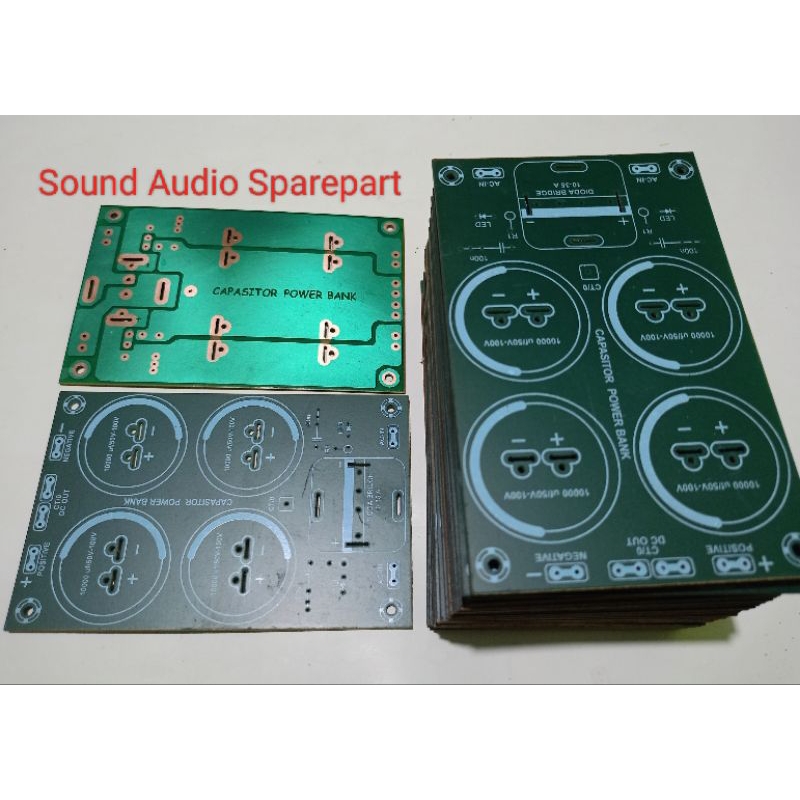 PCB Capasitor Bank 2 Elco / 4 Elco / 6 Elco / 8 Elco 10.000 uf