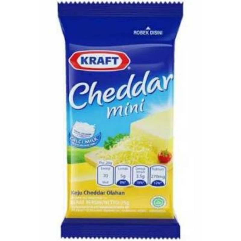 Kraft Cheddar Mini 30 Gr