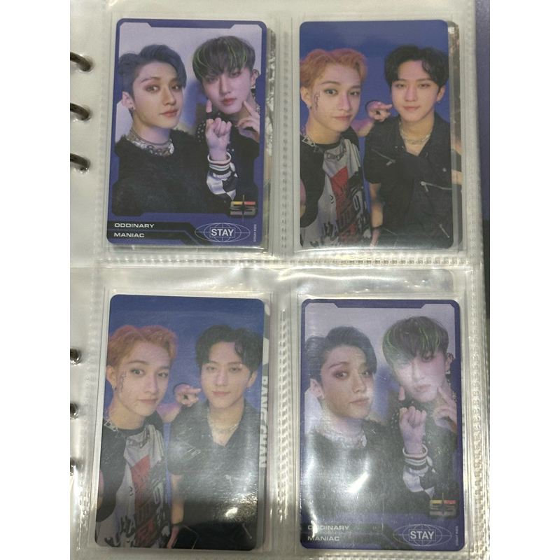 scars japan unit stray kids bang chan changbin oddinary maniac photocard