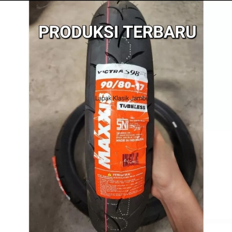 Ban Luar Motor MAXXIS VICTRA 90/80-17 Tubeless Ban Donat