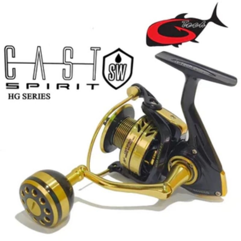 REEL G TECH CAST SPIRIT SW 3000PG, 4000 HG/PG & 5000 HG/PG