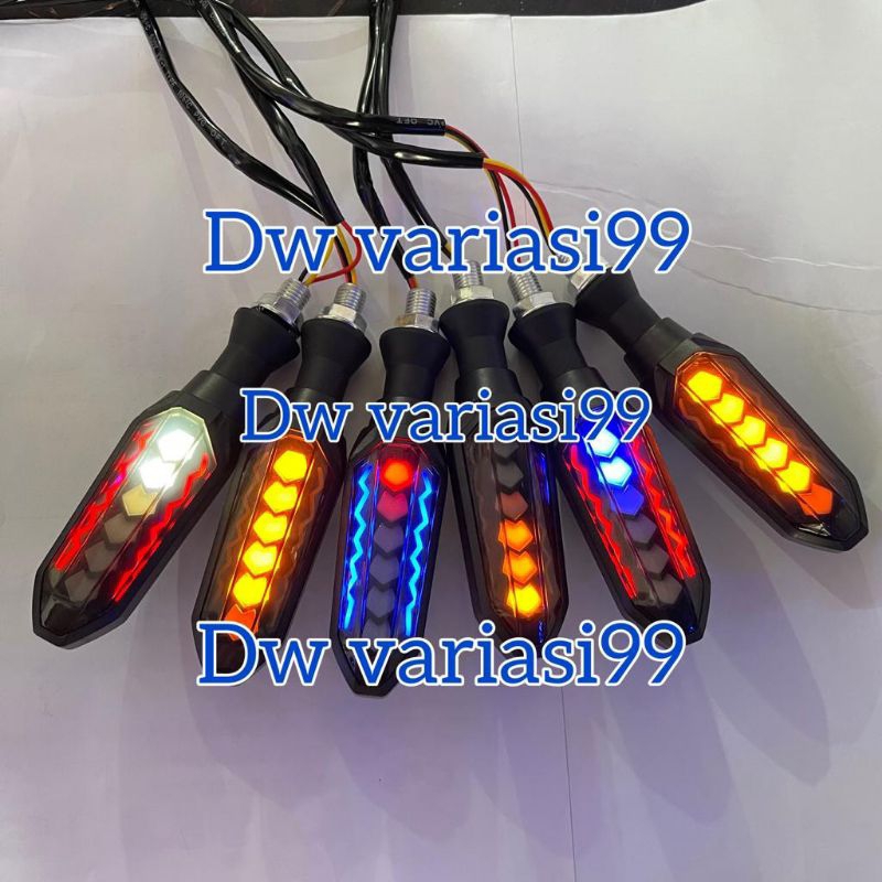 Lampu Sen Motor LED Running Universal Sein Running