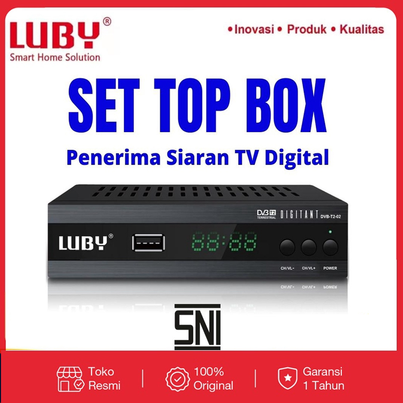 Set Topbox Tv Digital NOISE / welhome DVB T2 EWS UHF HD set topbox tv analog ke digital / set topbox