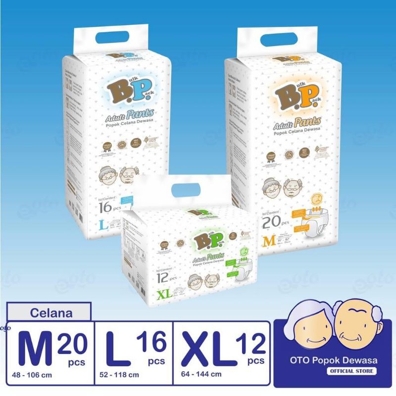 BP Popok Dewasa Perekat dan Celana | Pants Diapers Adult size M  L XL