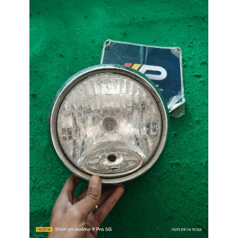 Reflektor lampu depan vixion lama vixion old lengkap original bekas copotan motor