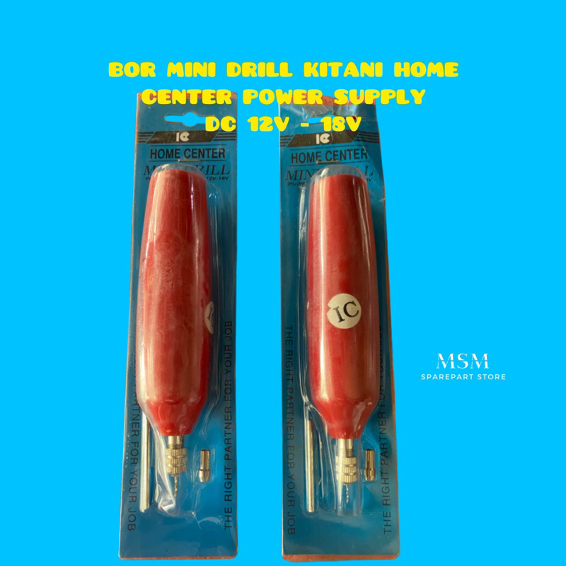 BOR MINI DRILL KITANI HOME CENTER POWER SUPPLY DC 12V - 18V