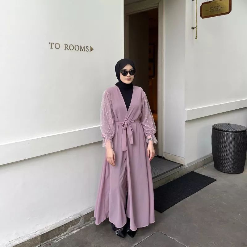 Sherina outer mix Tile akar Baju Luaran kondangan