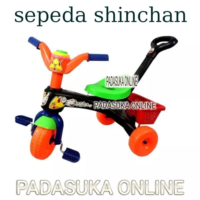 SEPEDA PLASTIK RODA TIGA / SEPEDA RODA TIGA / SEPEDA SHINCHAN