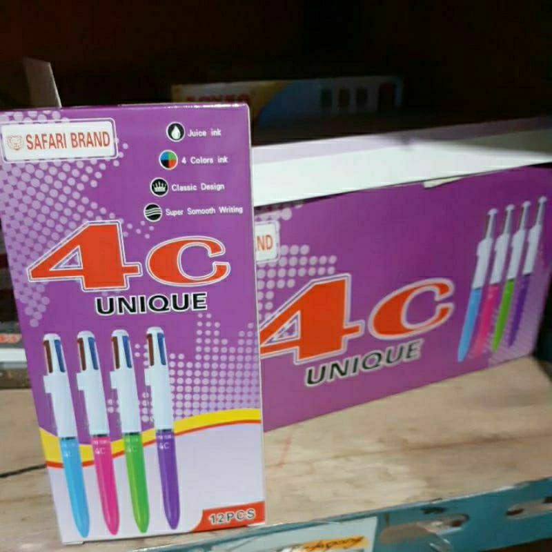 

Pulpen 4 warna/ Pulpen 4C Unique