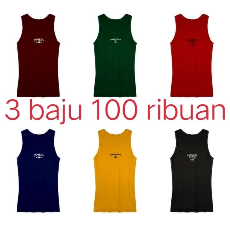 tanktop jumbo pria 2xl 3xl 4xl 5xl 6xl 7xl~kaos singlet jumbo pria~lekbong jumbo pria~3 pcs warna ra