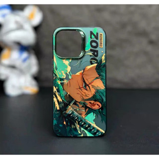 Casing Kimono Zoro Iphone 11 12 13 14 15 Pro Max Anime One piece Camera Protect