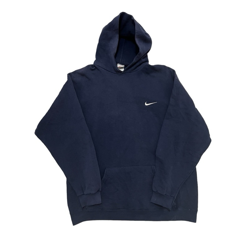 Vintage 90's Nike white tag made in USA Navy hoodie
