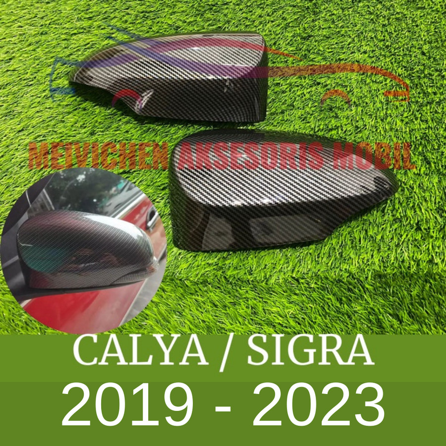 COVER SPION MOBIL CALYA SIGRA 2019 - 2023 CARBON GLOSSY
