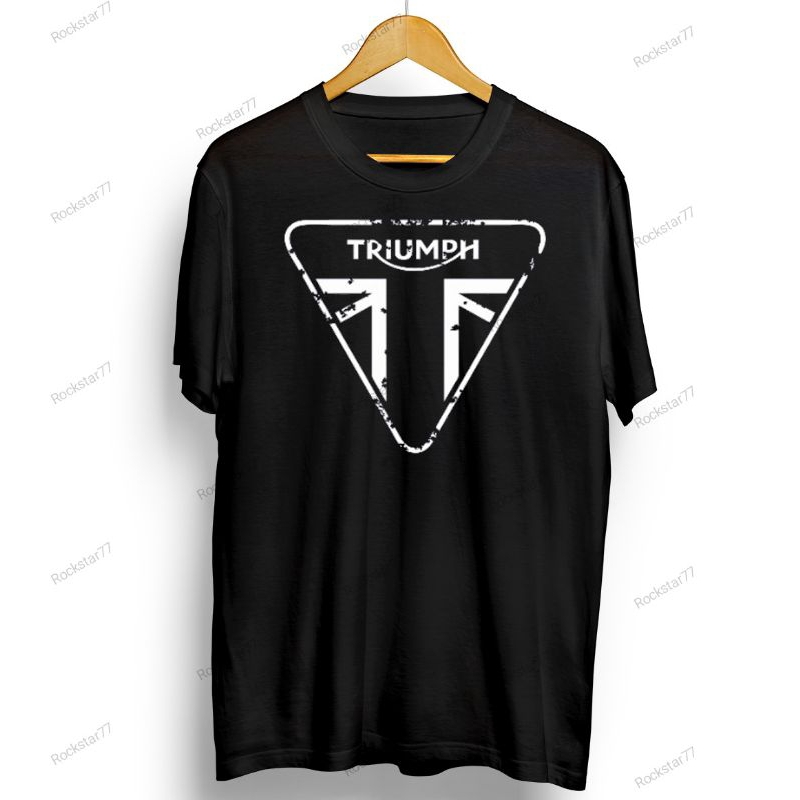 KAOS T SHIRT TRIUMPH MOTOR LOGO